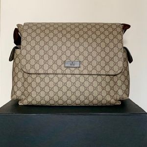 Gucci space cats birds gg discount supreme canvas diaper bag baby 211131